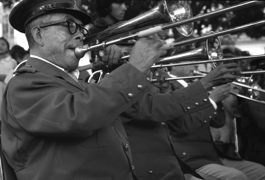 bone section, Oaxaca plaza, 1976