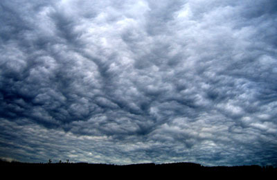 stormy sky over Enger