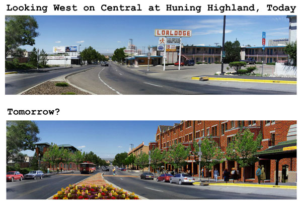 Huning Highland on Central