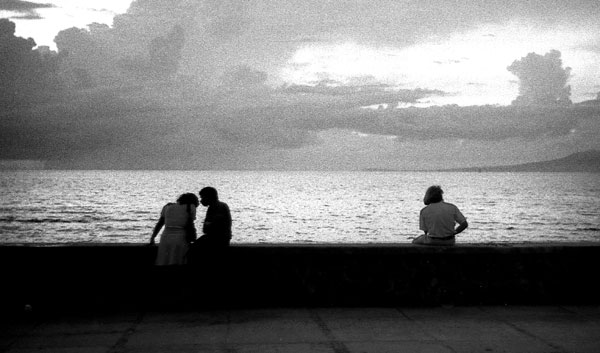 sunset in Puerto Villarta, 1976