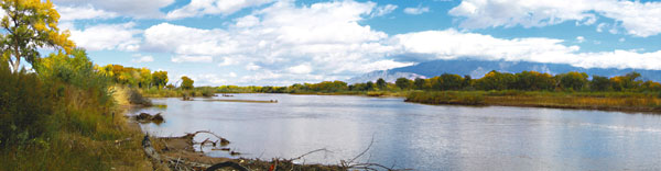 Rio Grande & Sandia Mountains